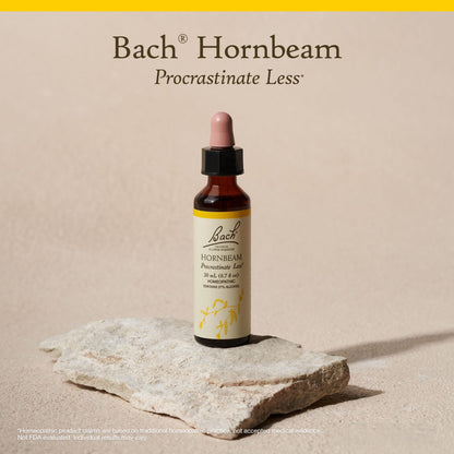 Bach Original Flower Remedies Hornbeam - Procrastinate Less | 20mL Dropper