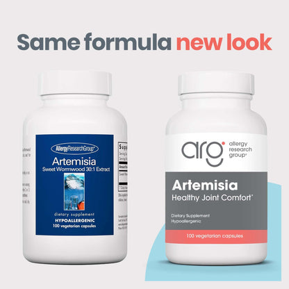 Allergy Research Group Artemisia Dietary Supplement – Microbial Balance, Sweet Wormwood Extract, Hypoallergenic, Gluten Free | Vegetarian Capsules – 100 Count