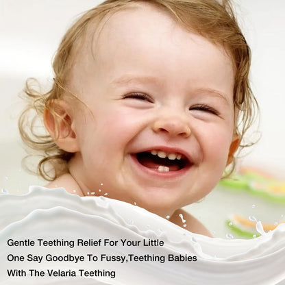 3Pcs Velaria Teething Roller – All Natural Baby Teething Oil with Chamomile & Rose