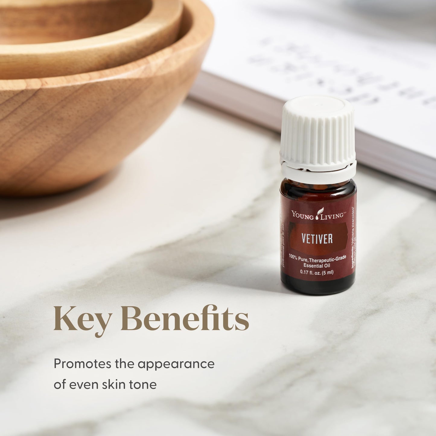 Vetiver Essential Oil 5ml by Young Living Essential Oils | Earthy, Grounding & Calming