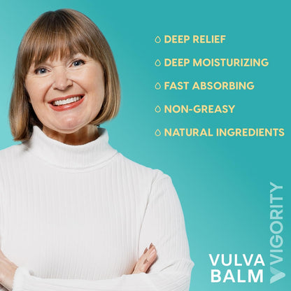 Vigority Vulva Balm Vaginal Moisturizer 2-Pack – Estrogen-Free Menopause Support