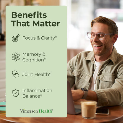 Vimerson Health Ginkgo Biloba & Turmeric Curcumin with Black Pepper – 180 Vegan Capsules