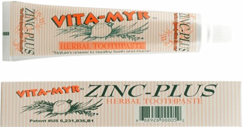 VITA-MYR Value Package 1: Zinc Plus Toothpaste & 16oz Mouthwash – Gluten Free & Vegan