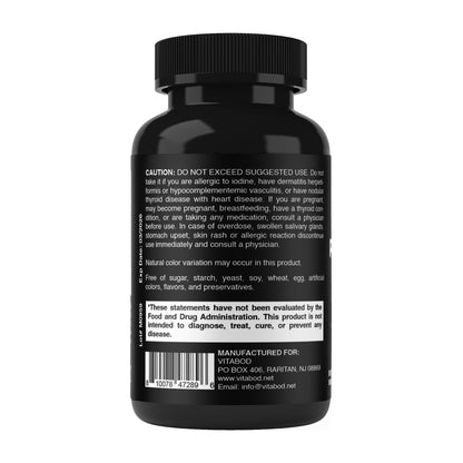 Vitabod Potassium Iodide 130 mg | 150 Tablets (1 Bottle) | Exp 05/2030