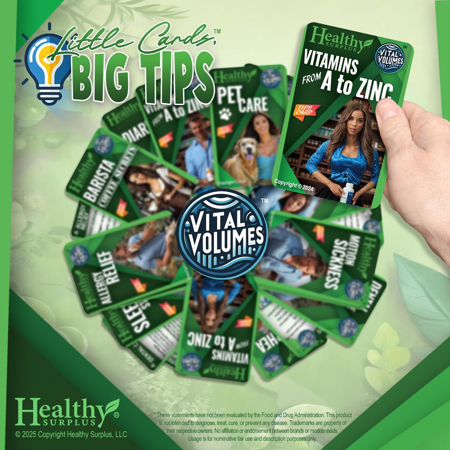 Healthy Surplus Glucose Tablets – 50 Chewables & Vital Volume Tips Card