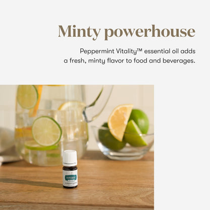 Vitality Peppermint Essential Oil 5ml by Young Living Essential Oils