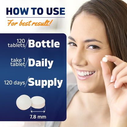 Vitamatic Acidophilus Probiotic — 10B CFU, 120 Tablets