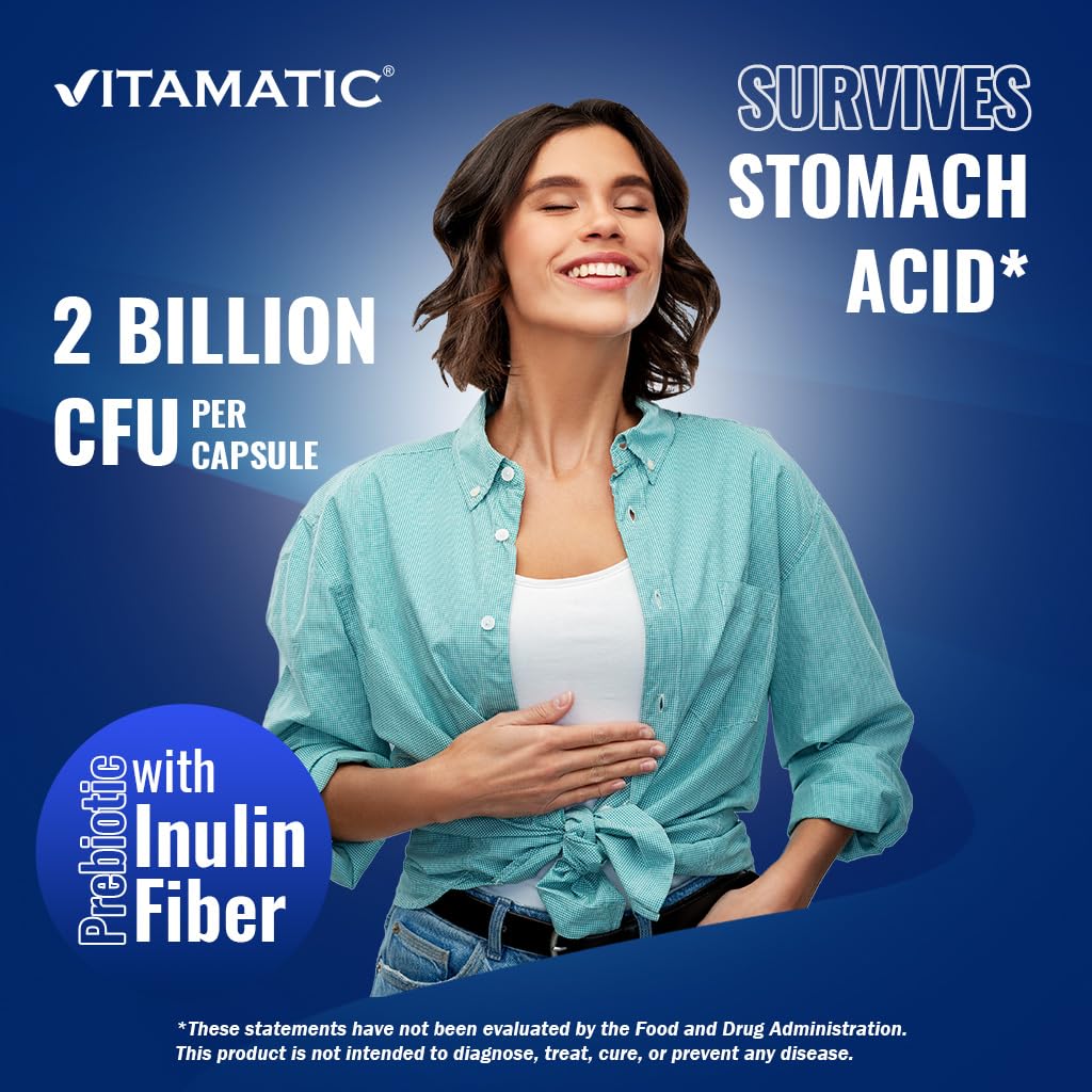 Vitamatic Lactobacillus Salivarius 2 Billion per DR Capsule – 60 Count