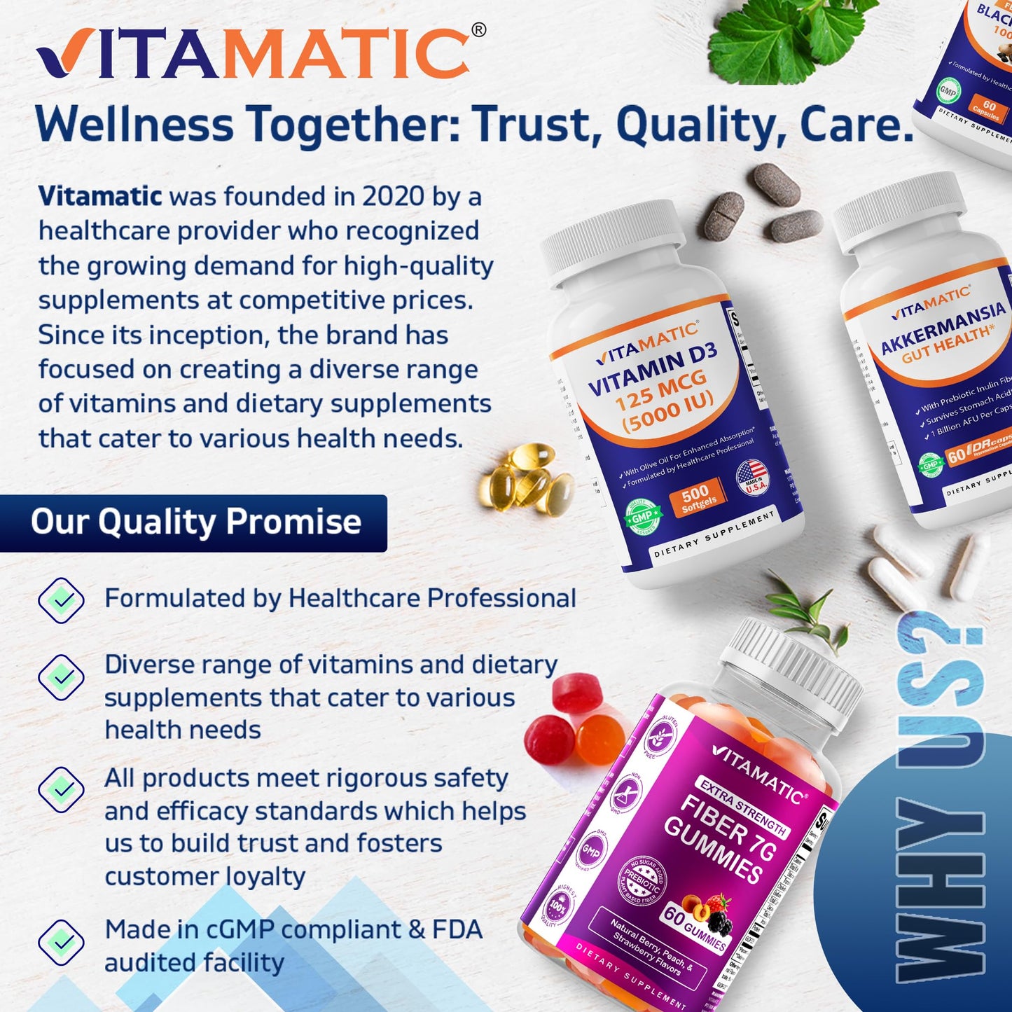 Vitamatic Serrapeptase 240k SPU - Delayed Release Capsules, Enteric Coated, Non-GMO, Made in USA (Pack of 2)