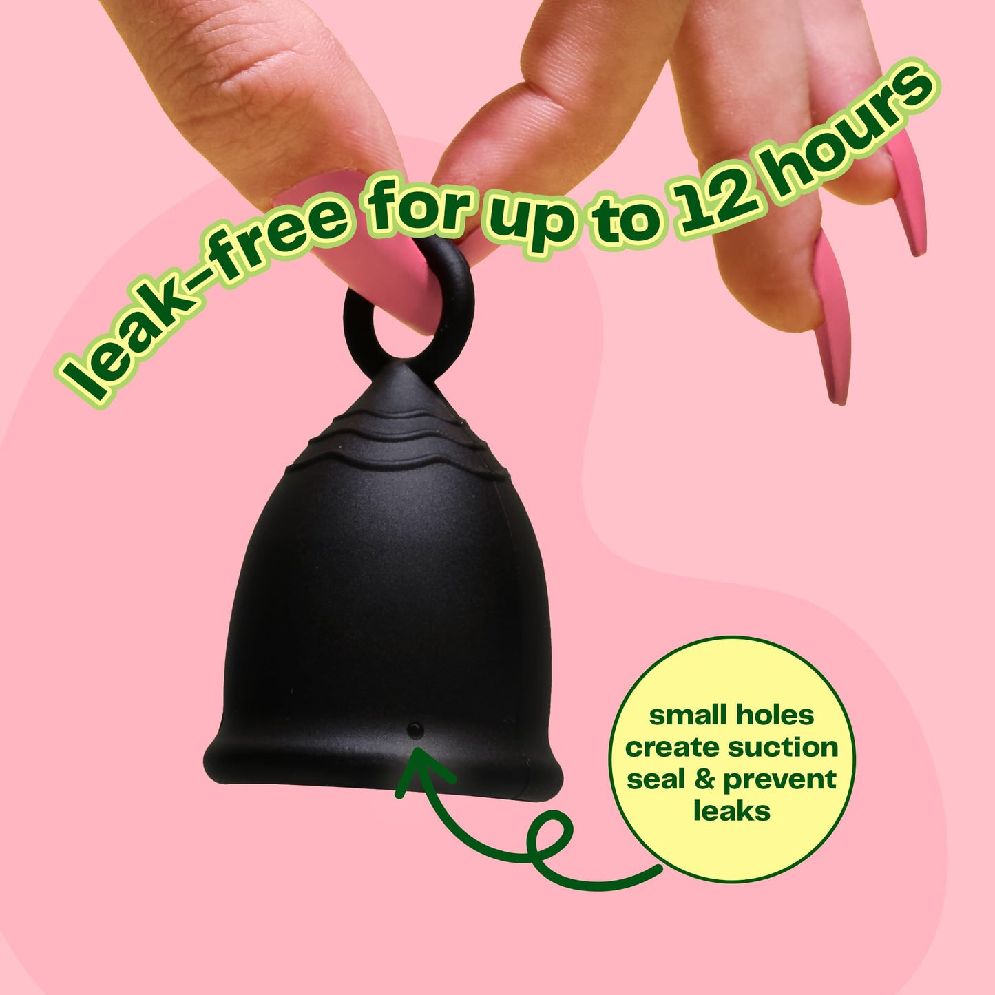 Viv for Your V Extra Small Menstrual Cup – Petite Ring-Stem Reusable Silicone