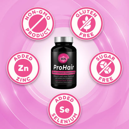 VWS Biotin 10,000 mcg with Zinc & Selenium - Hair, Nails & Skin - 120 Vegan Capsules
