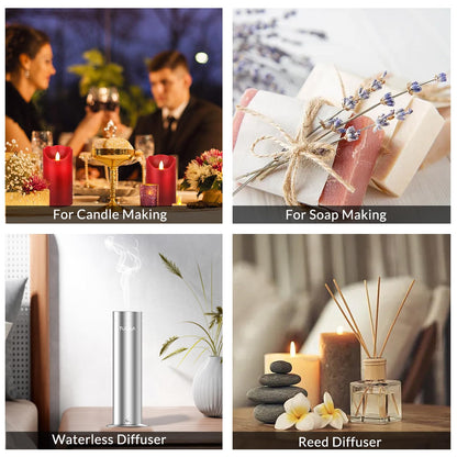 Hotel Luxury Essential Oil Set (3x20mL) – My Way, Pumpkin Cream & Winter Pine Diffuser Oils
