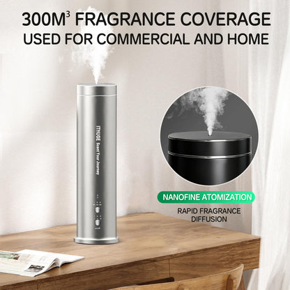Waterless Essential Oil Diffuser for Large Room – 1200 Sq Ft Coverage, Bluetooth App & Remote, 100ml Bottle, Quiet Operation (M202S)