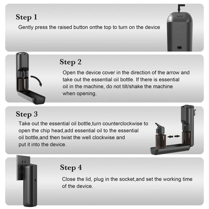 Waterless Wall Plug-in Diffuser – 700 sq ft Coverage | Bluetooth App