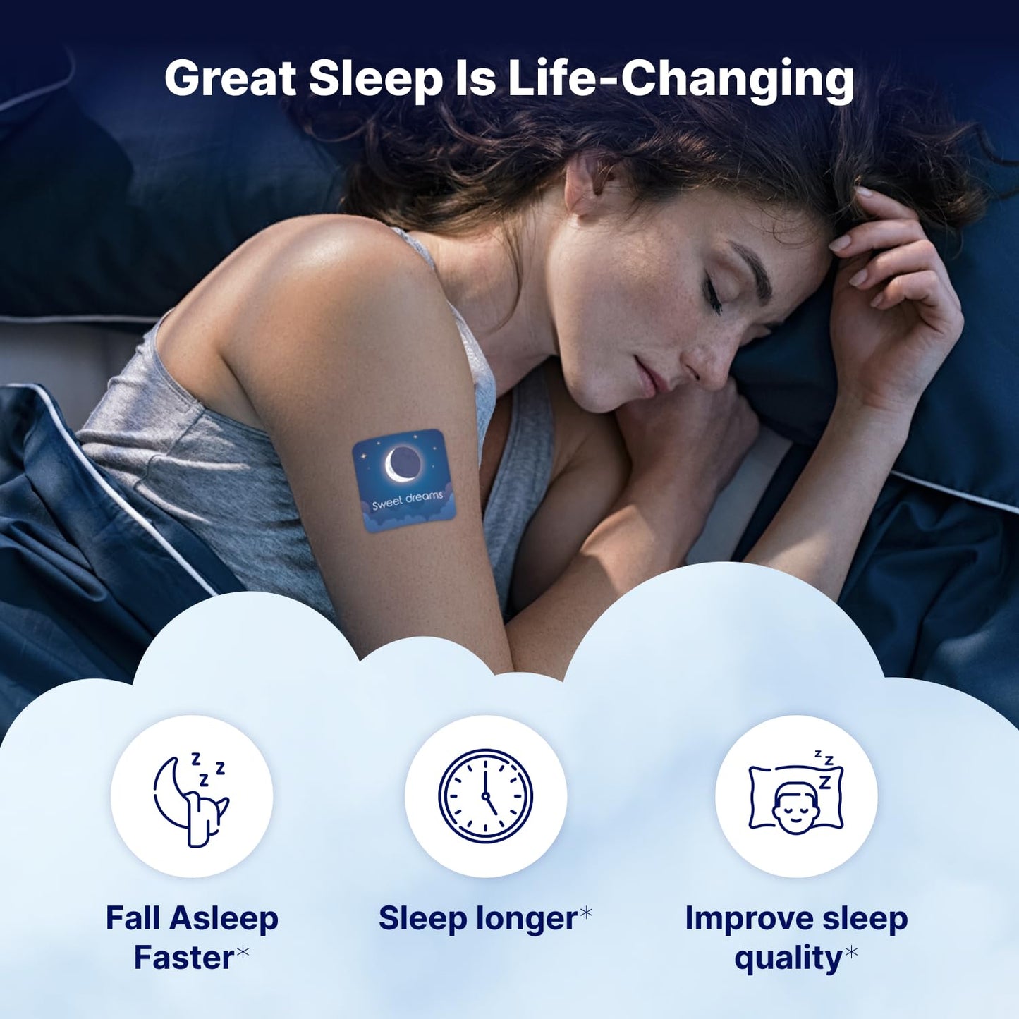 Wellamoon Sleep Patches - Extra Strength Melatonin & Valerian for Adults