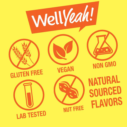 WellYeah Kids Vitamin B Complex Sugar-Free Gummies - Immune & Energy Support | Strawberry (60 Count x 2)
