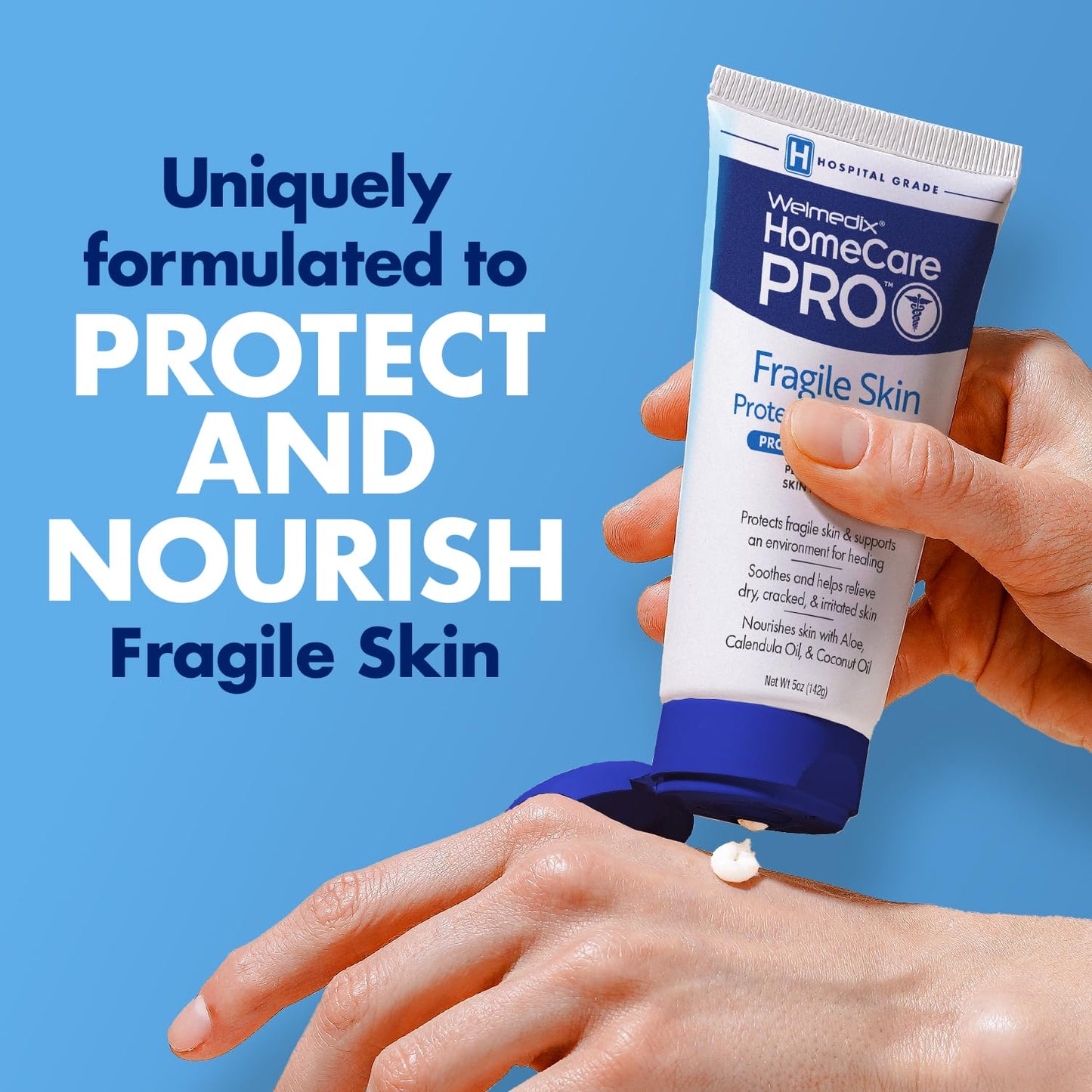 Welmedix Fragile Skin Protective Ointment | Hospital-Grade Barrier Cream with Calendula (3-Pack)