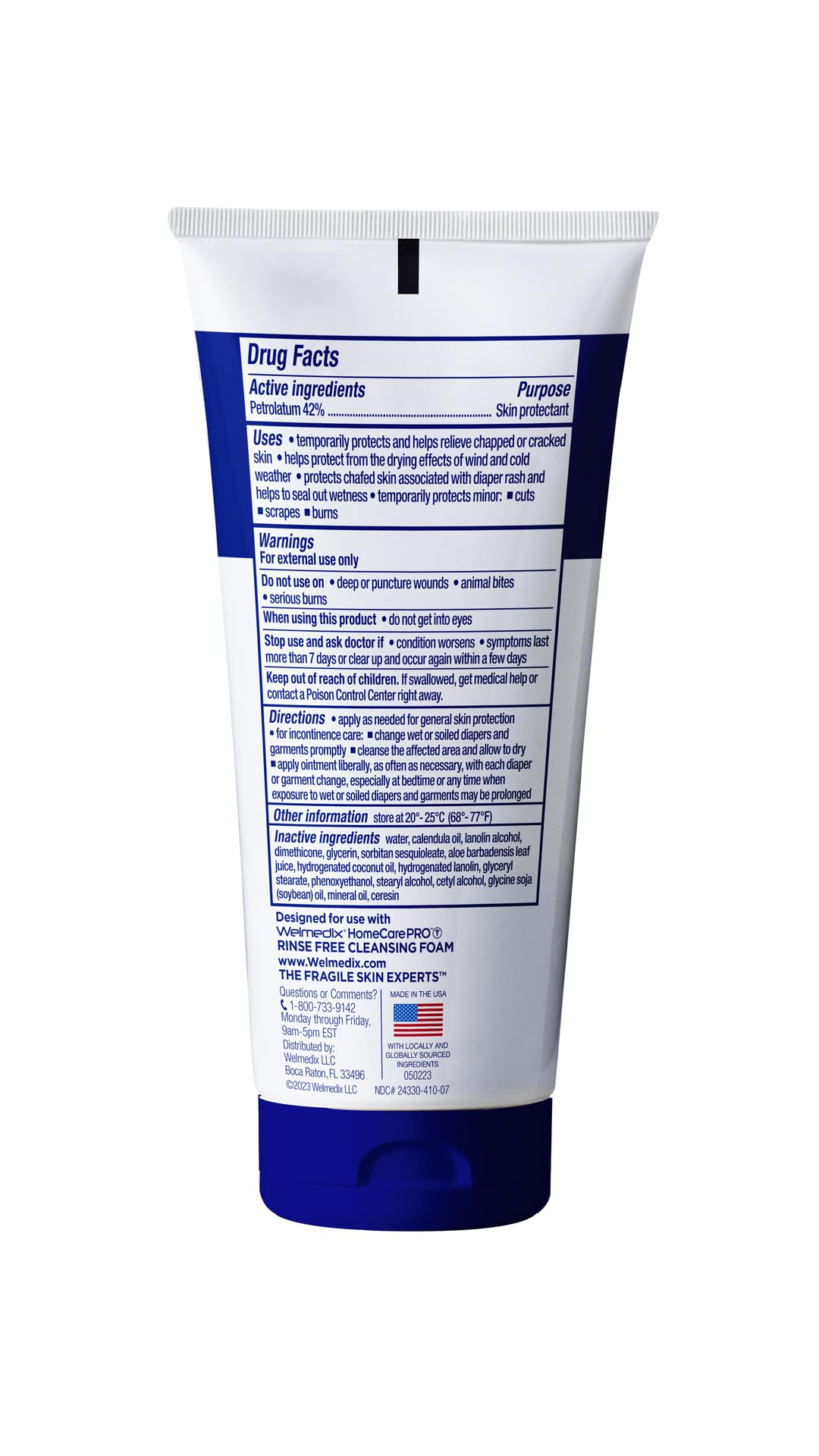 Welmedix Fragile Skin Protective Ointment | Hospital-Grade Barrier Cream with Calendula (3-Pack)