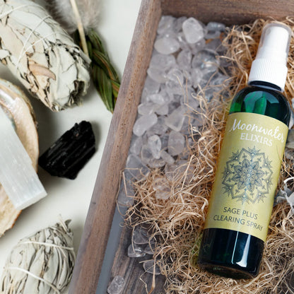 White Sage Smudge Spray – Reiki-Charged Spiritual Cleansing & Aura Protection (2x8oz)