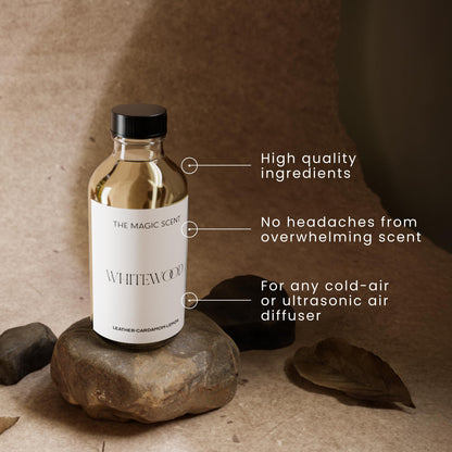 The Magic Scent Whitewood Diffuser Oil – Luxury Hotel & Home Scents (16.9 oz / 500 mL) Inspired by 1 Hotel Miami