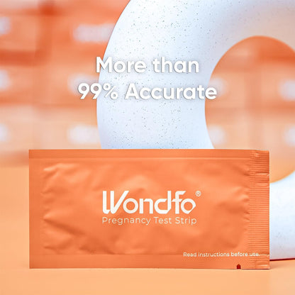 Wondfo 5mm Pregnancy Test Strips – HCG Detection 25 mIU/ml | Home Test (10 Count)