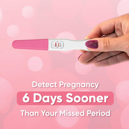 Wondfo Early Result Pregnancy Test Sticks – 6 Days Before Missed Period | 10 Pack At-Home Test