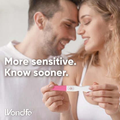 Wondfo Early Result Pregnancy Test Sticks – 6 Days Before Missed Period | 10 Pack At-Home Test