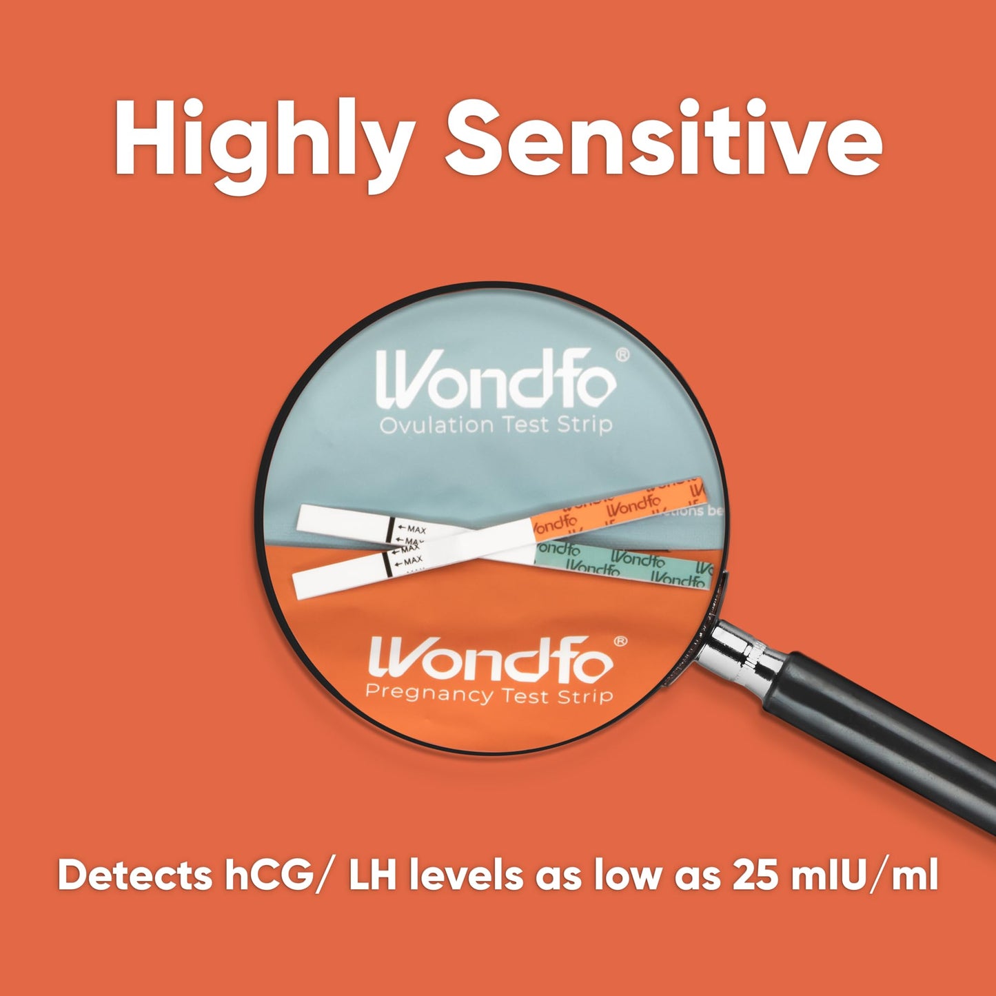 Wondfo 50 LH + 20 HCG Ovulation & Pregnancy Test Kit | Rapid Home Detection