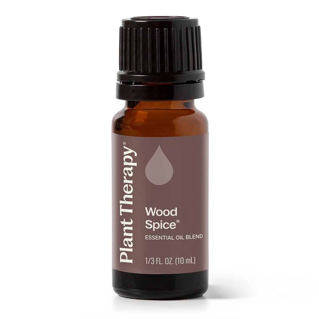 Plant Therapy Wood Spice Essential Oil Blend 10 mL (Pack of 2) | 100% Pure & Therapeutic Grade