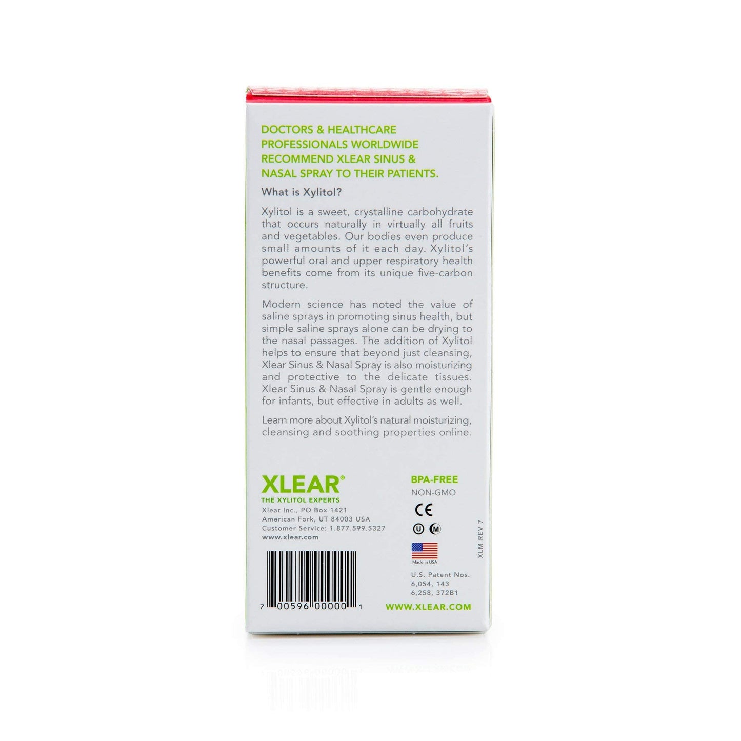 Xlear Natural Nasal Spray with Xylitol – 1.5 fl oz (Pack of 4)
