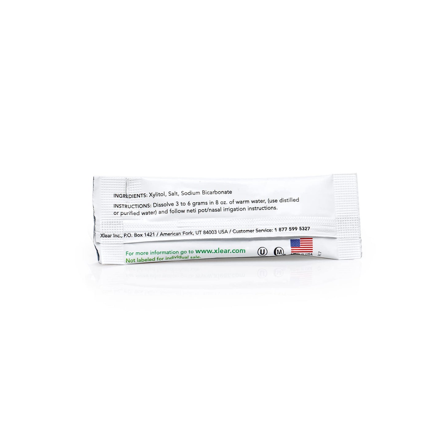 Xlear Natural Xylitol Sinus Rinse Refill – 50-Count Pack of 4 for Nasal Hygiene