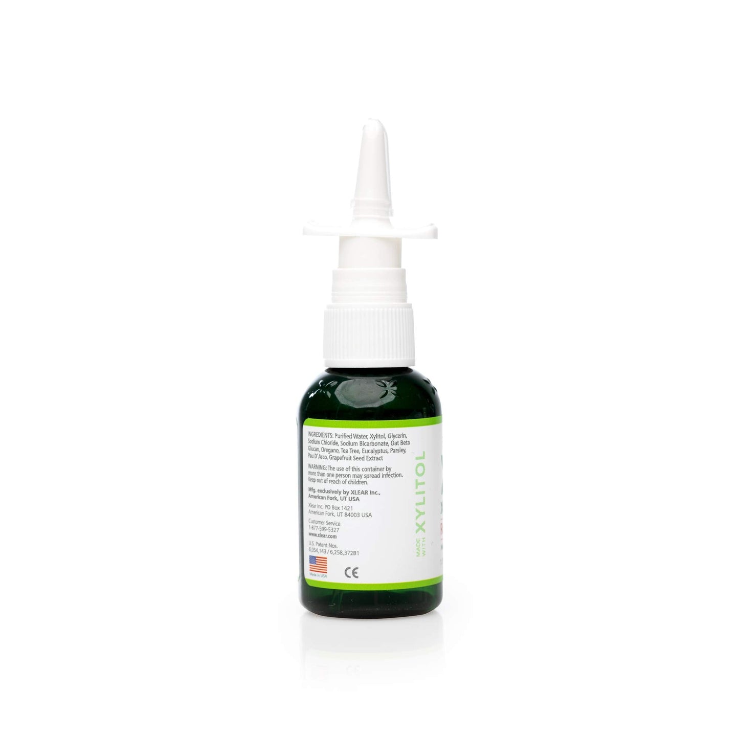 Xlear Rescue Natural Nasal Spray with Xylitol, Oregano & Tea Tree — 1.5 fl oz (Pack of 4)