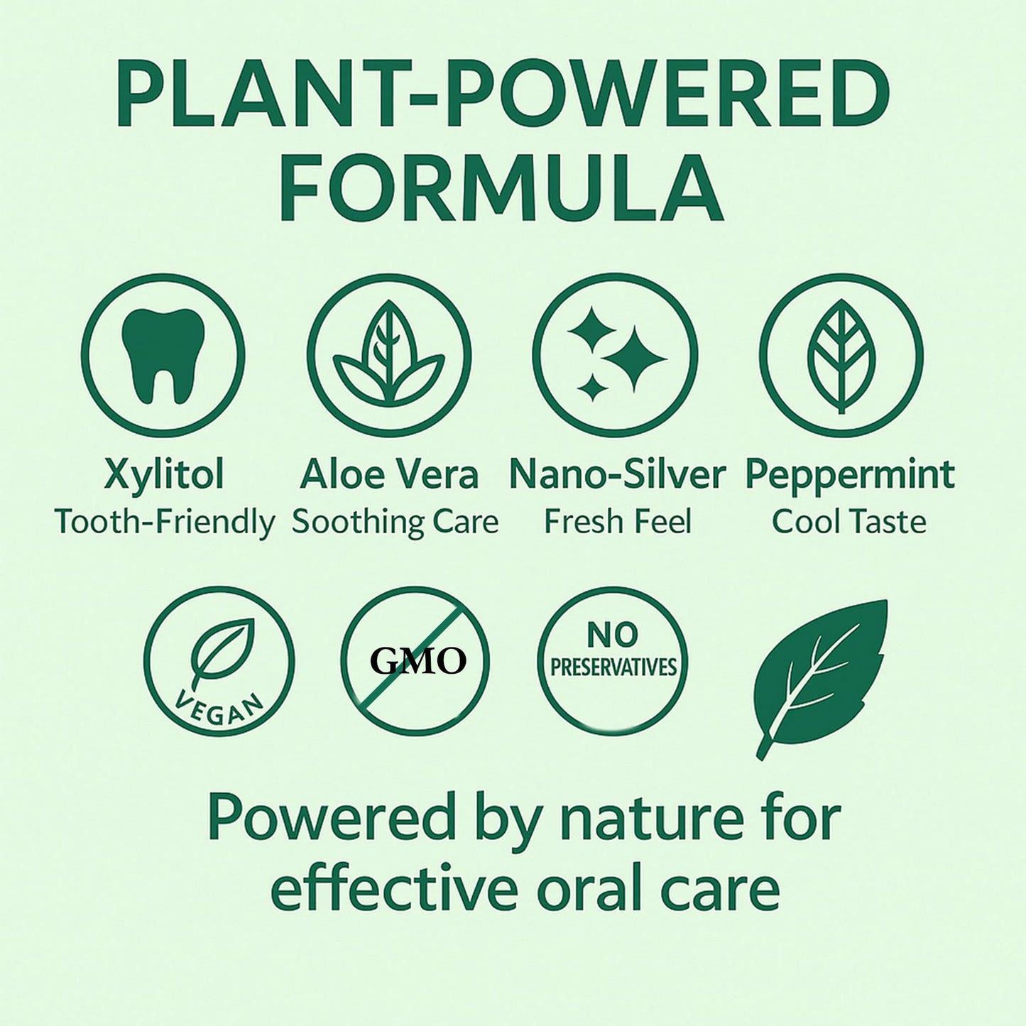 Xyli Swish - All Natural Formulated Nano Silver, Xylitol & Aloe Mouthwash - Alcohol and Fluoride Free - Oral Rinse to Fight Bad Breath & Dry Mouth - Peppermint Flavor - 16oz.