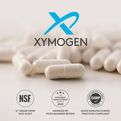 XYMOGEN Red Yeast Rice - Non-GMO, Citrinin-Free Cardiovascular Support (60 Capsules)