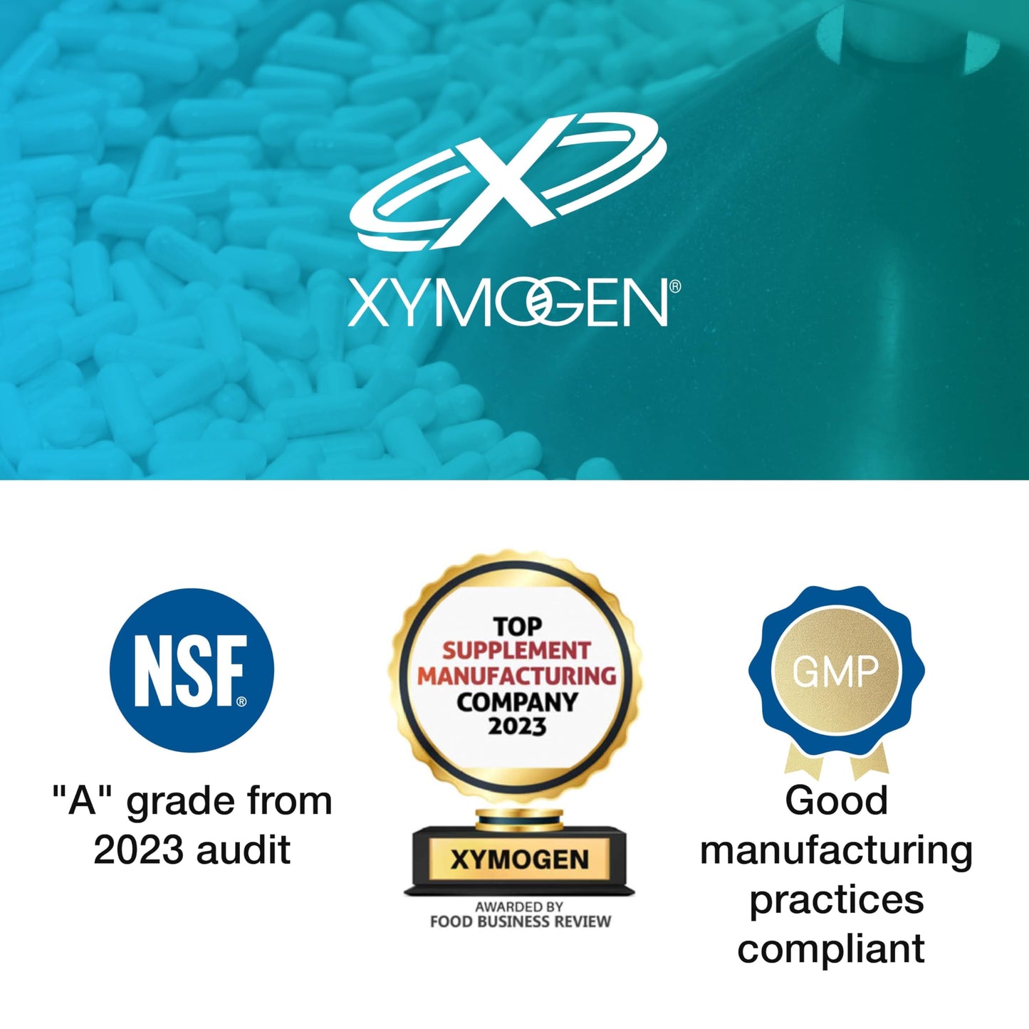 XYMOGEN NAC N-Acetyl-Cysteine 600mg – Cardiovascular, Antioxidant & Liver Detox Support | Non-GMO NAC Supplement (60 Capsules)