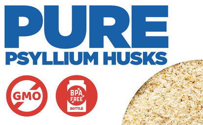 Yerba Prima Psyllium Whole Husk 12 oz – Fiber Supplement, Vegan, Gluten Free