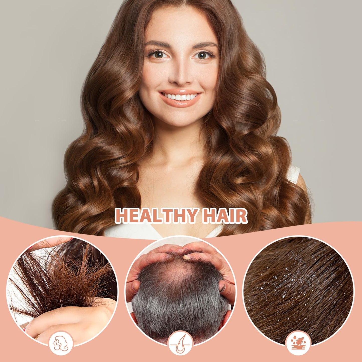 YEXIAOBOY Castor Oil Hair Wrap – Reusable Oil-Proof Hair Treatment (Extra Large)