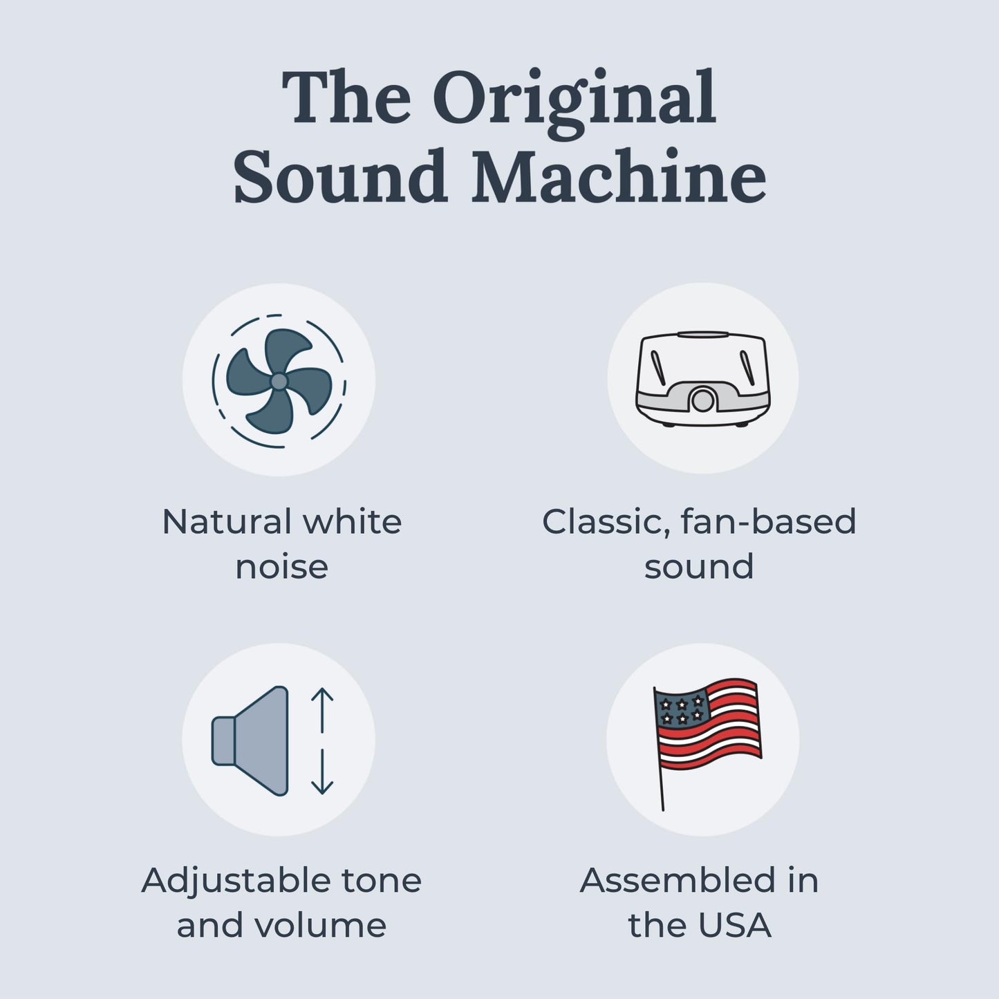 Yogasleep Dohm Classic White Noise Machine – Original Fan-Based Sleep Solution