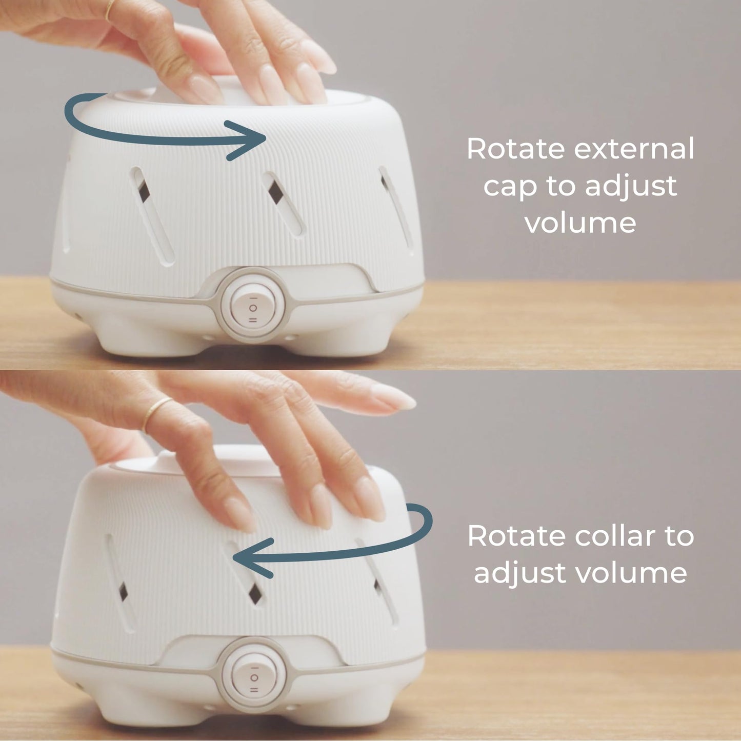 Yogasleep Dohm (White/Gray) - Original White Noise Machine for Sleep & Privacy