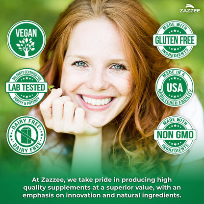 Zazzee High Strength Grape Seed Extract 50:1 – 180 Vegan Capsules, 95% Polyphenols, 400 mg per Capsule, 6 Month Supply, Made in USA