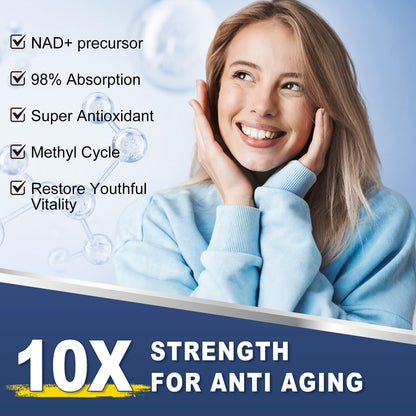 ZHPHK 1700mg NMN with Resveratrol, Nicotinamide Riboside Quercetin Phytosome & TMG – NAD Energy, Anti-Aging, 120 Count