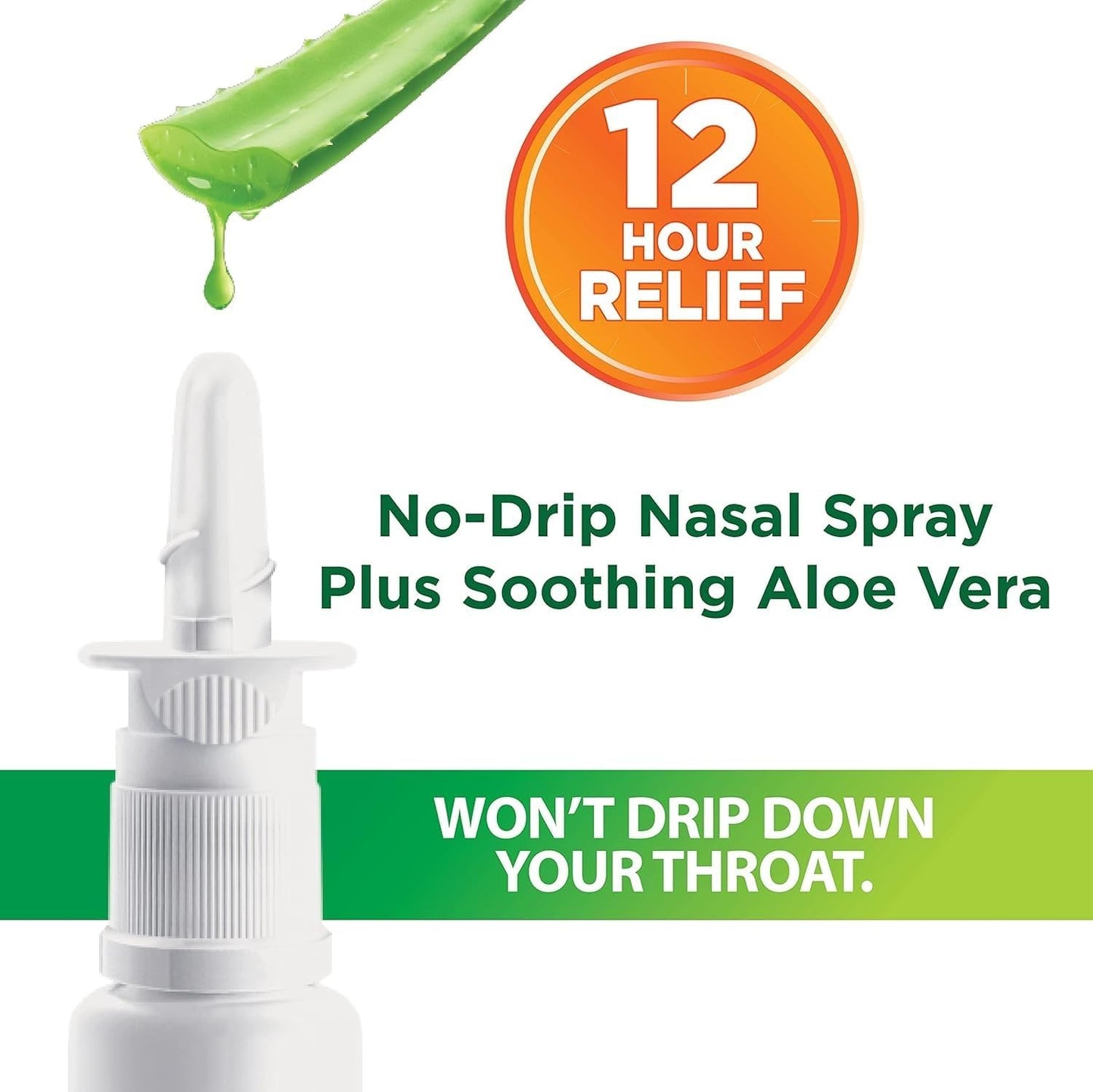 Zicam Extreme Congestion Relief Nasal Spray – 12-Hour No-Drip Aloe Vera (0.50 fl oz, Pack of 4)
