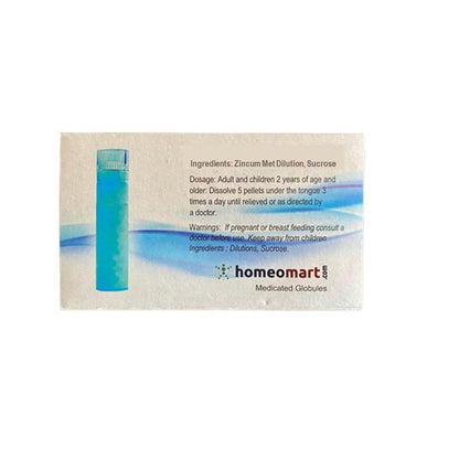 Homeomart.com Zincum Metallicum Homeopathy Pills in 30C Potency Pack of 3