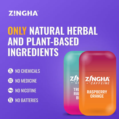 Z!NGHA Caffeinated Aromatherapy Nasal Inhaler Stick – Natural Energy & Focus