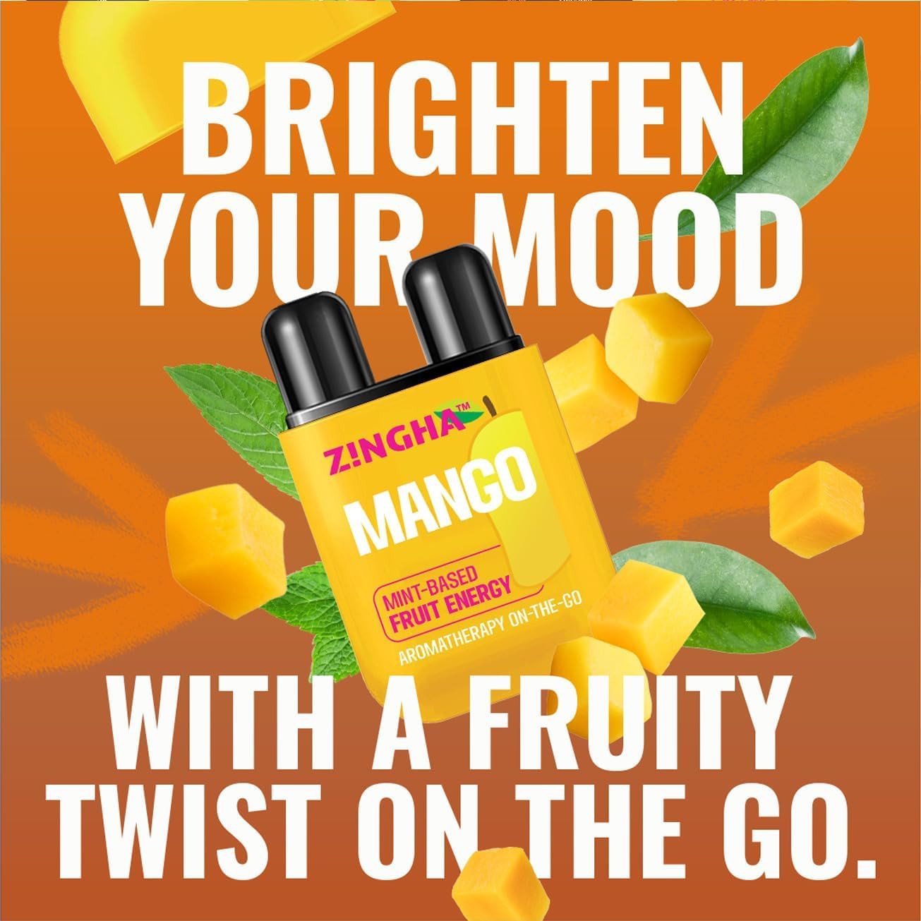 Z!NGHA Dual Nasal Inhaler Stick – Uplifting Aromatherapy for Daily Clarity | Portable & Travel‑Friendly