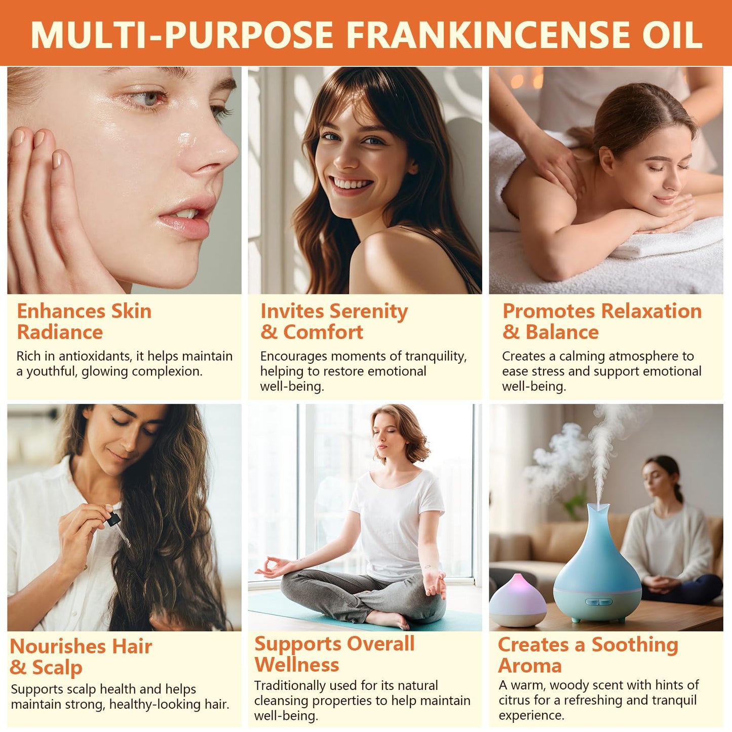ZIXAOK Frankincense Resin Oil for Face & Body – Anti-Aging, Hydration, Reduces Fine Lines (2.02 fl oz)