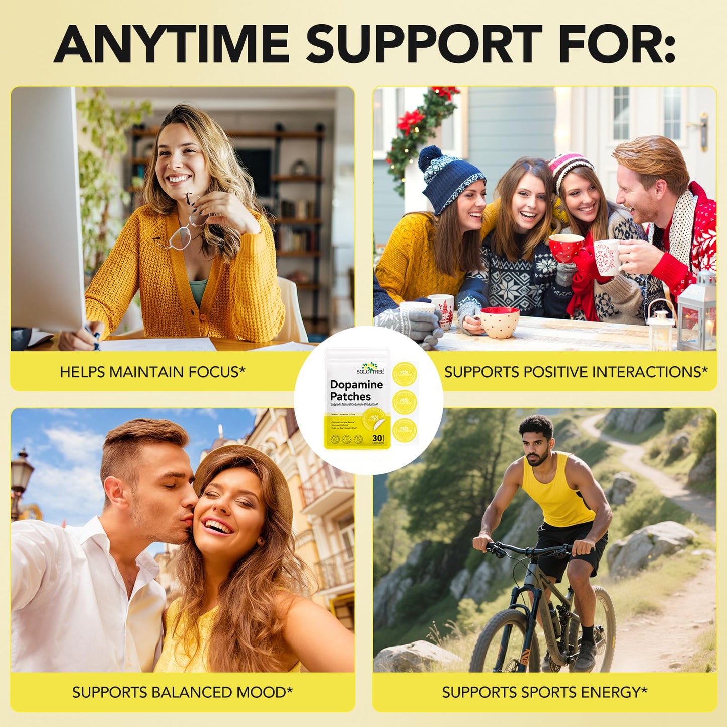 ZIXBMHYJ Dopamine Patches Extra Strength - Mood Support